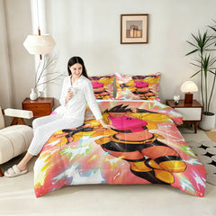 Marvel Rivals Jubilee Comforter Pillowcase Sets Blanket All Season Reversible Quilted Duvet