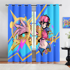 Marvel Rivals Jubilee Blackout Curtains Drapes For Window Treatment Set