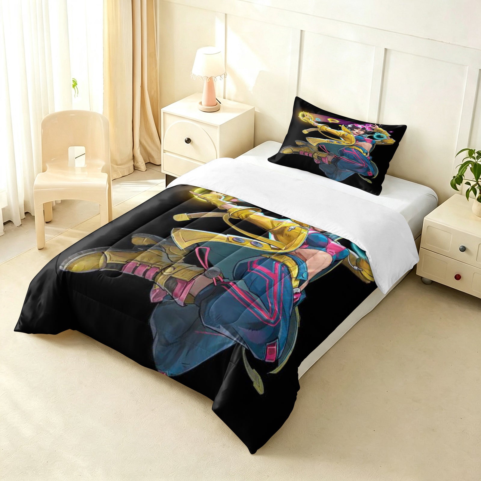 Marvel Rivals Jubilee Comforter Pillowcase Sets Blanket All Season Reversible Quilted Duvet