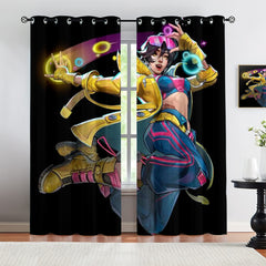 Marvel Rivals Jubilee Blackout Curtains Drapes For Window Treatment Set