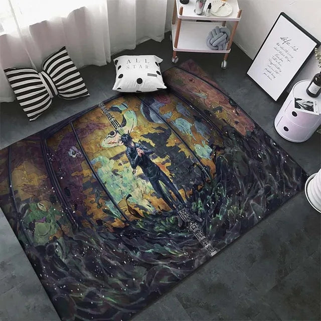 Jujutsu Kaisen Cosplay Carpet Living Room Bedroom Sofa Rug Door Mat