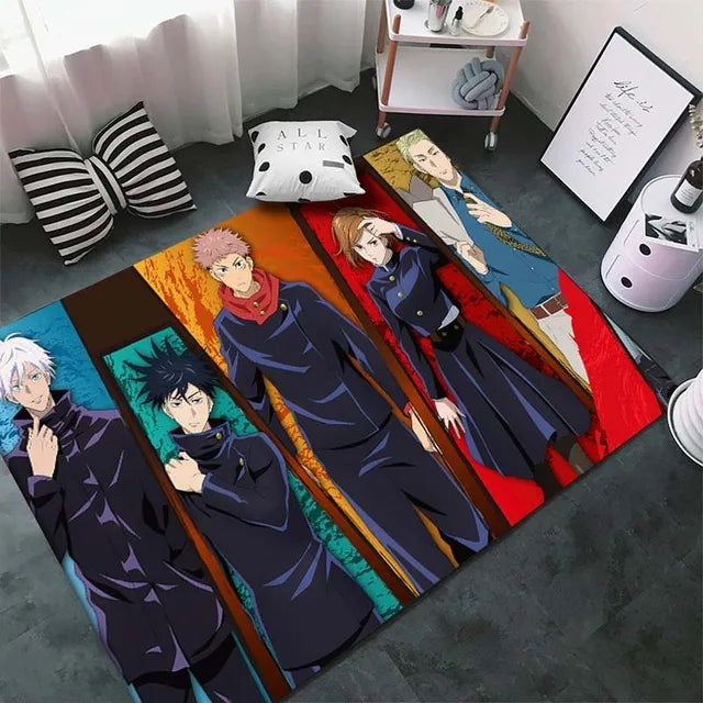 Jujutsu Kaisen Cosplay Carpet Living Room Bedroom Sofa Rug Door Mat