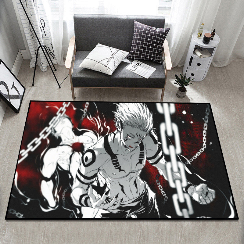 Jujutsu Kaisen Cosplay Carpet Living Room Bedroom Sofa Rug Door Mat