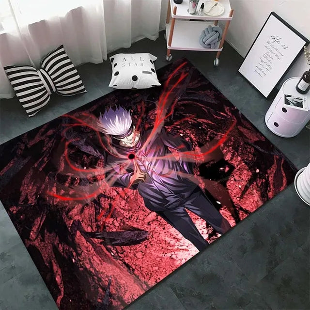 Jujutsu Kaisen Cosplay Carpet Living Room Bedroom Sofa Rug Door Mat