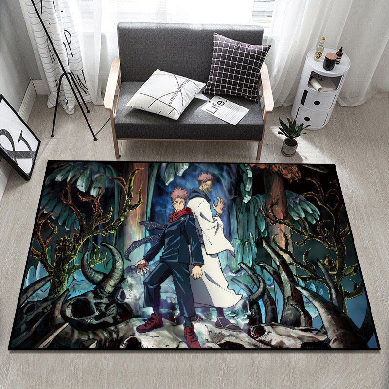 Jujutsu Kaisen Cosplay Carpet Living Room Bedroom Sofa Rug Door Mat