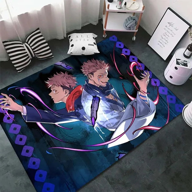 Jujutsu Kaisen Cosplay Carpet Living Room Bedroom Sofa Rug Door Mat