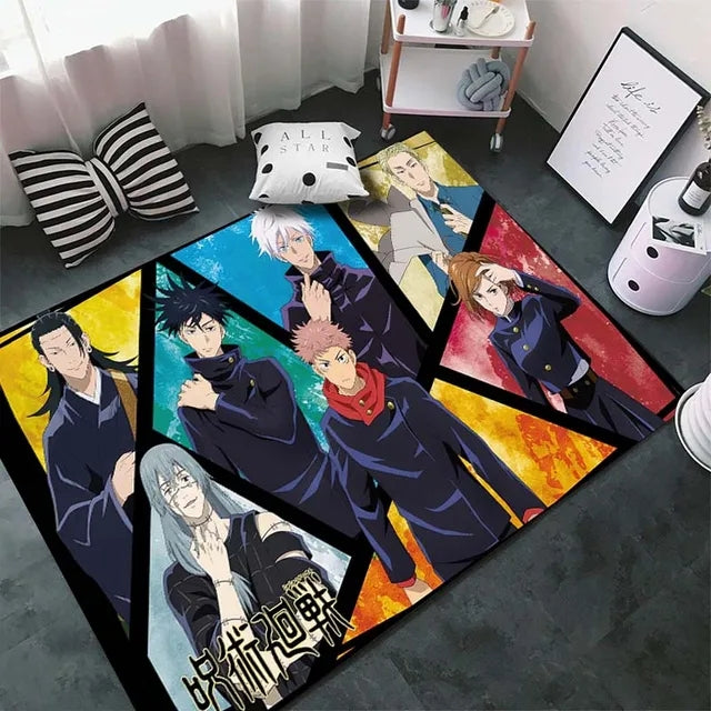 Jujutsu Kaisen Cosplay Carpet Living Room Bedroom Sofa Rug Door Mat