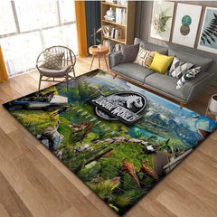 Jurassic World Cosplay Carpet Living Room Bedroom Sofa Rug Door Mat