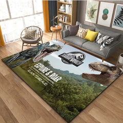 Jurassic World Cosplay Carpet Living Room Bedroom Sofa Rug Door Mat