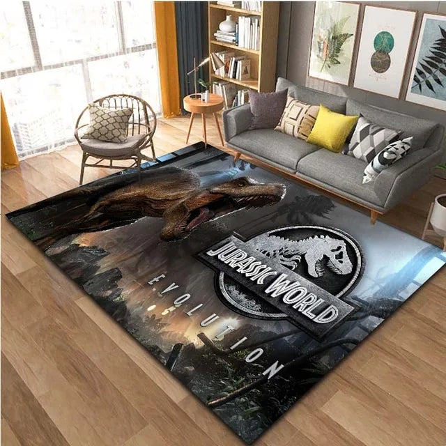 Jurassic World Cosplay Carpet Living Room Bedroom Sofa Rug Door Mat