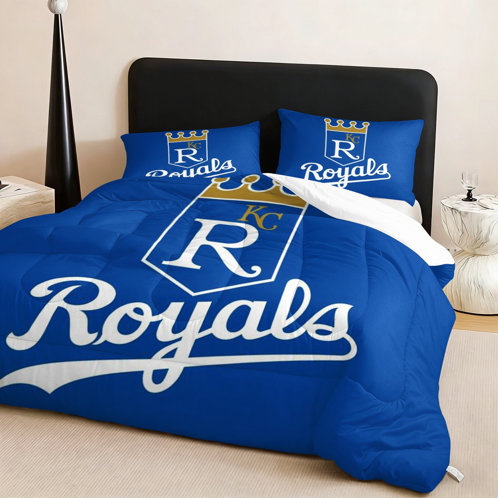 Kansas City Royals Comforter Pillowcase Sets Blanket All Season Reversible Quilted Duvet