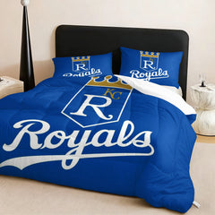 Kansas City Royals Comforter Pillowcase Sets Blanket All Season Reversible Quilted Duvet