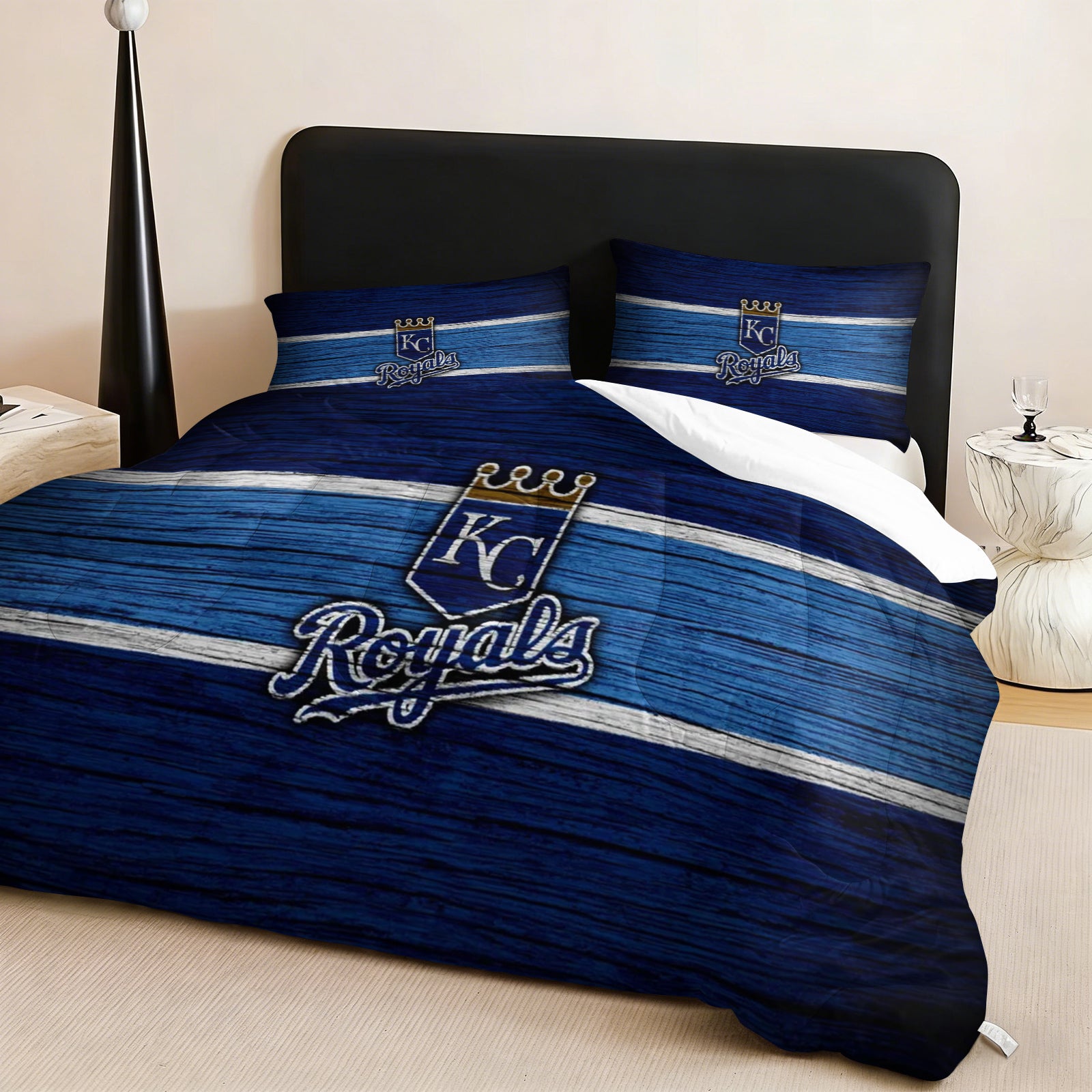 Kansas City Royals Comforter Pillowcase Sets Blanket All Season Reversible Quilted Duvet