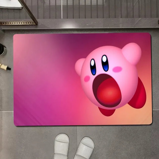 Kirby Cosplay Carpet Living Room Bedroom Sofa Rug Door Mat