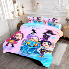 Kpop Demon Hunters Comforter Pillowcase Sets Blanket All Season Reversible Quilted Duvet