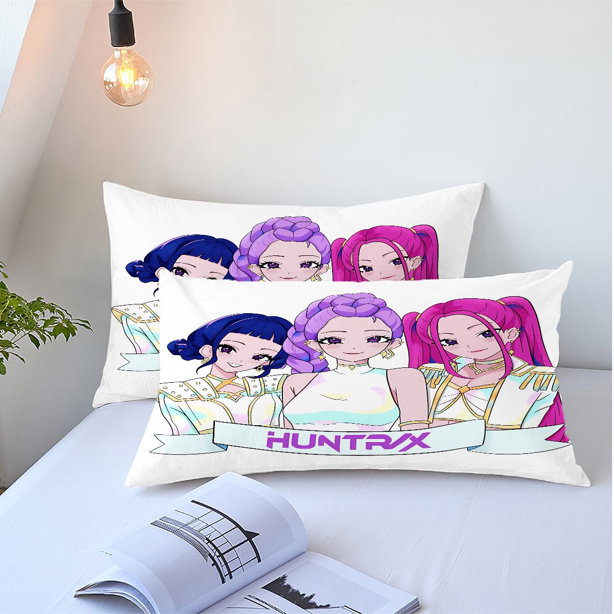 Kpop Demon Hunters Comforter Pillowcase Sets Blanket All Season Reversible Quilted Duvet