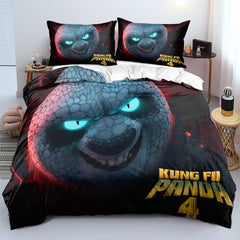 Kung Fu Panda 4 Duvet Cover Quilt Cover Pillowcase Bedding Set  Bedroom Decor