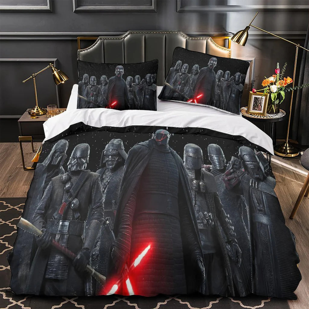 Kylo Ren Duvet Cover Quilt Case Pillowcase Bedding Set Without Filler