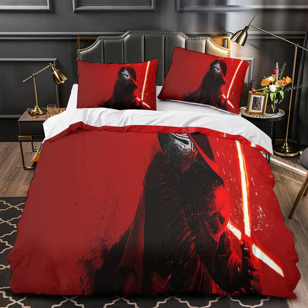 Kylo Ren Duvet Cover Quilt Case Pillowcase Bedding Set Without Filler