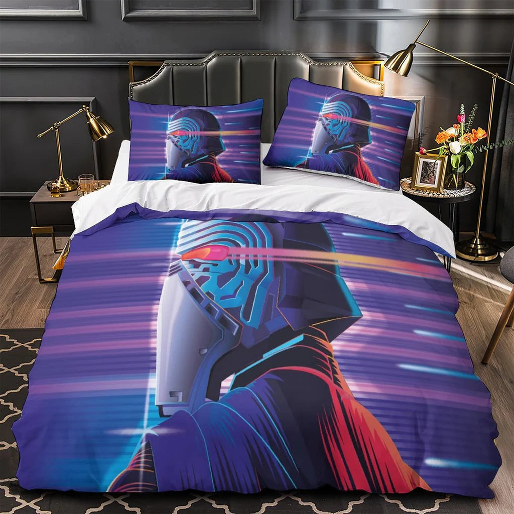 Kylo Ren Duvet Cover Quilt Case Pillowcase Bedding Set Without Filler