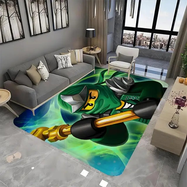 LEGO Ninjago Cosplay Carpet Living Room Bedroom Sofa Rug Door Mat