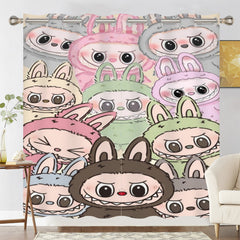 La BuBu Blackout Curtains Drapes For Window Treatment Set