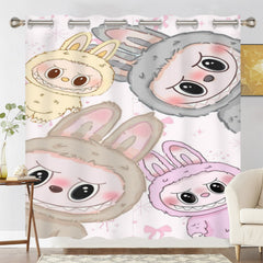 La BuBu Blackout Curtains Drapes For Window Treatment Set