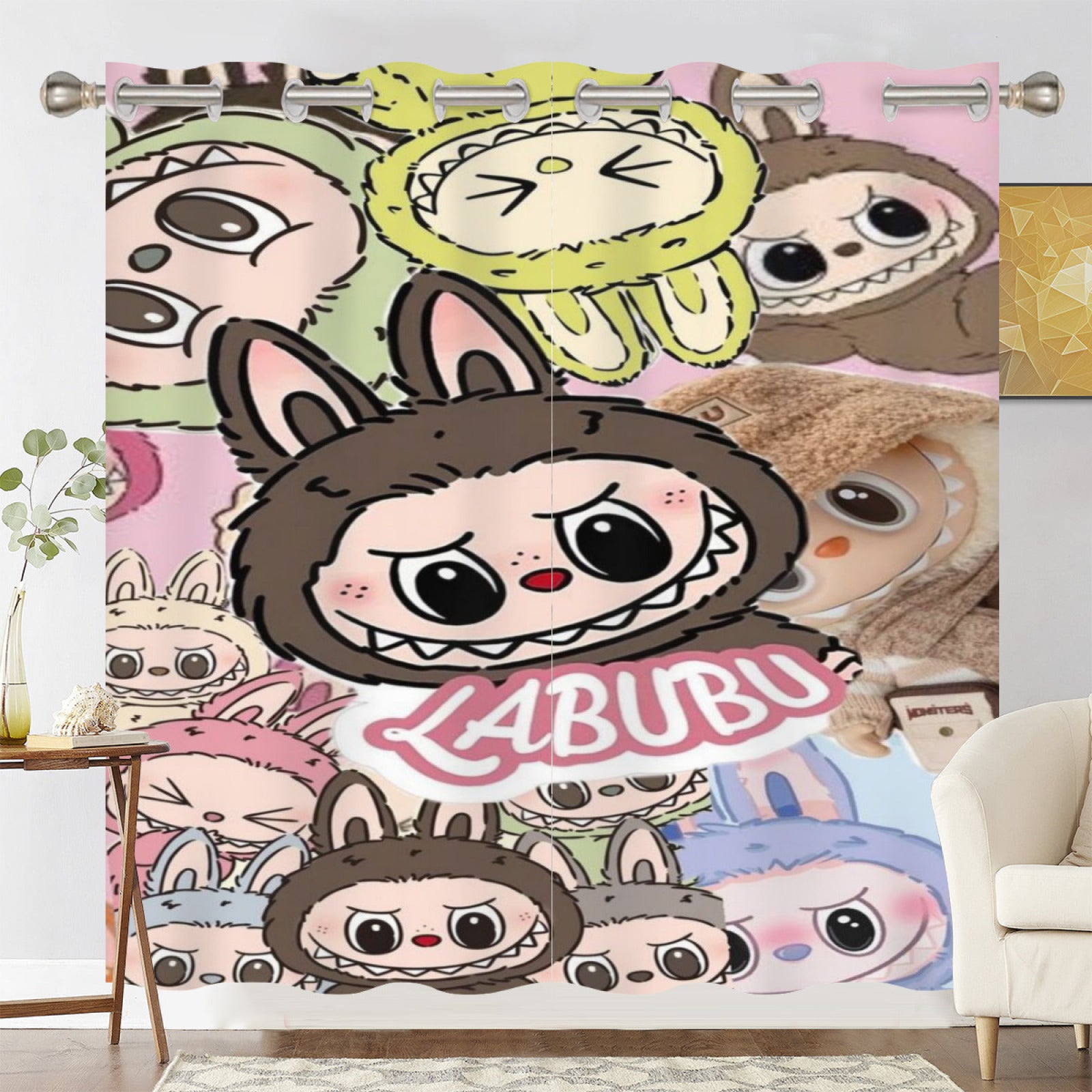 La BuBu Blackout Curtains Drapes For Window Treatment Set