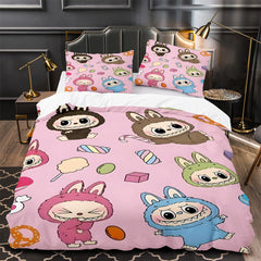 La BuBu Duvet Cover Quilt Case Pillowcase Bedding Set Without Filler