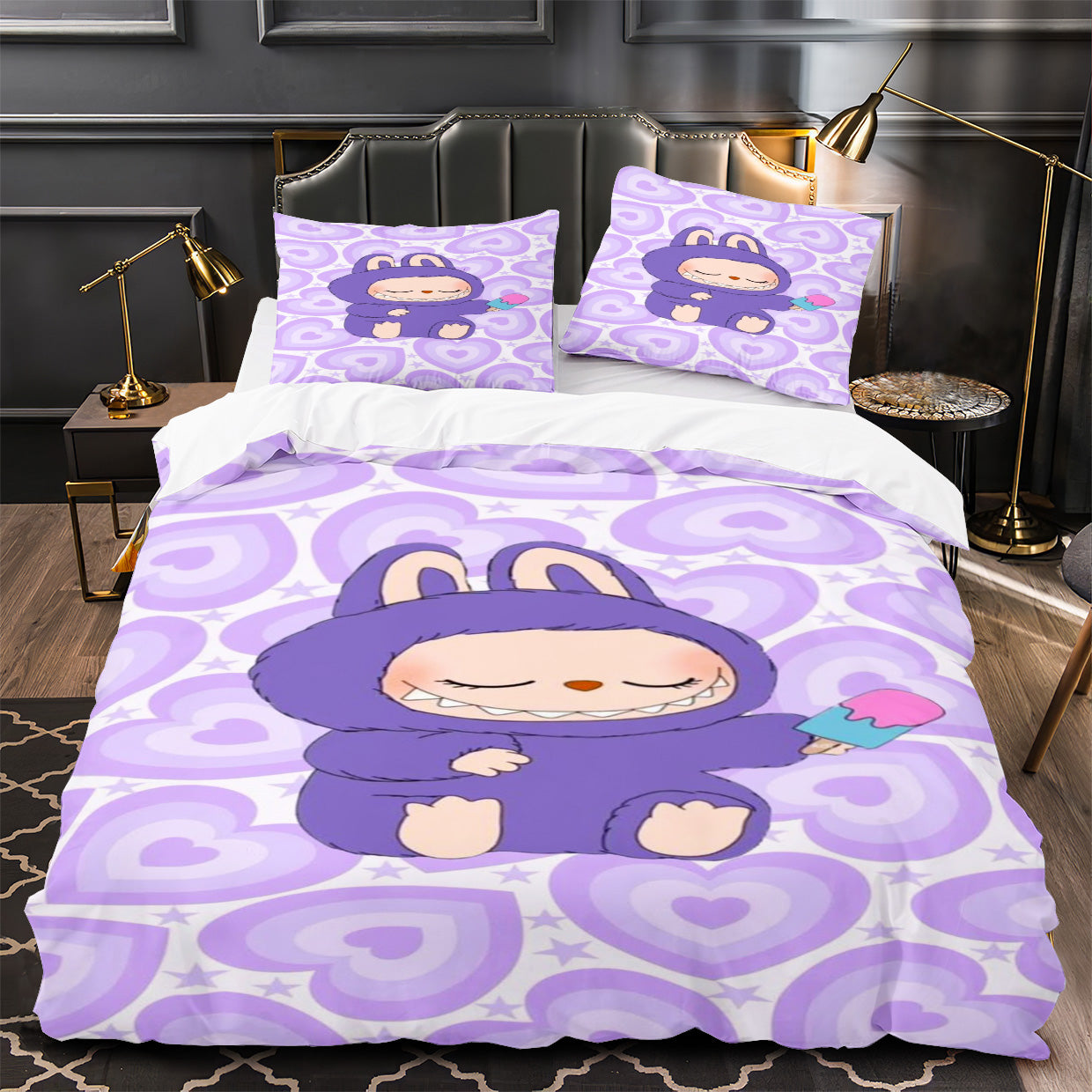 La BuBu Duvet Cover Quilt Case Pillowcase Bedding Set Without Filler