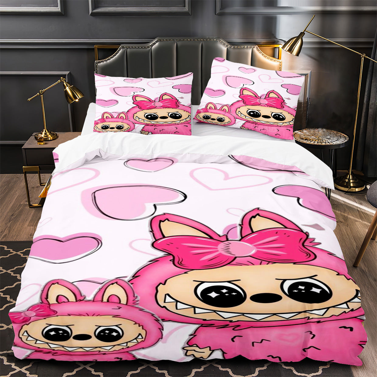 La BuBu Duvet Cover Quilt Case Pillowcase Bedding Set Without Filler