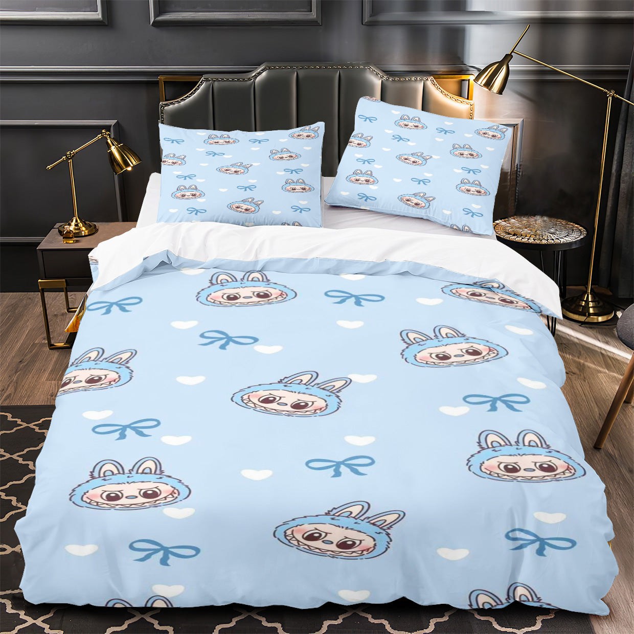 La BuBu Duvet Cover Quilt Case Pillowcase Bedding Set Without Filler