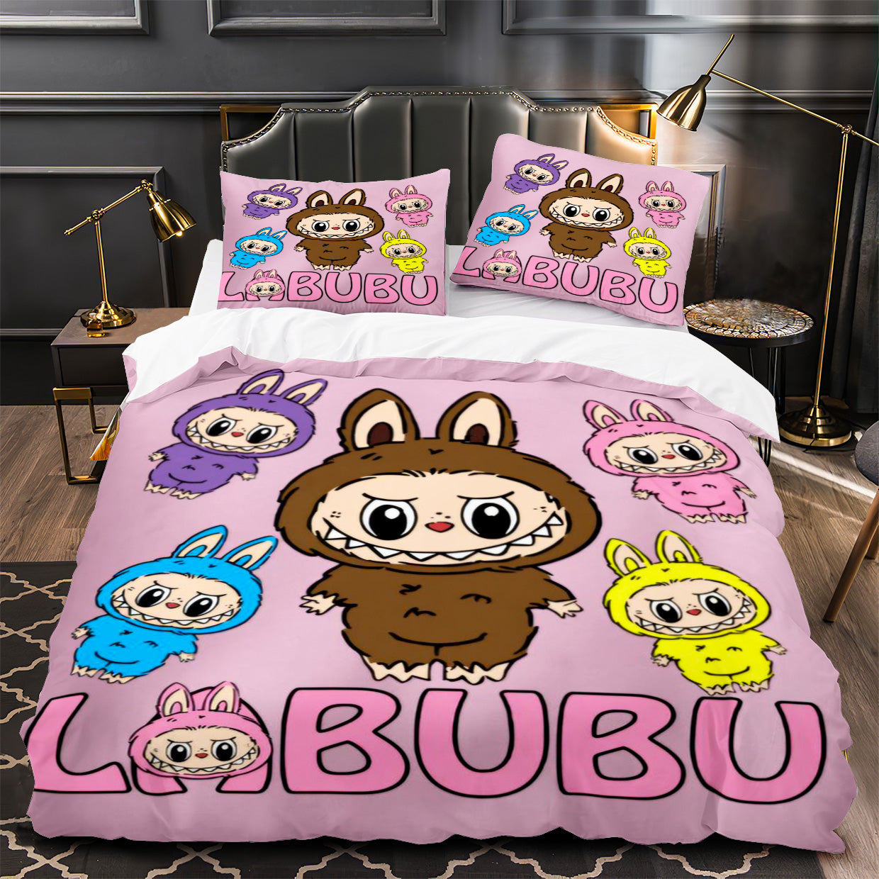 La BuBu Duvet Cover Quilt Case Pillowcase Bedding Set Without Filler