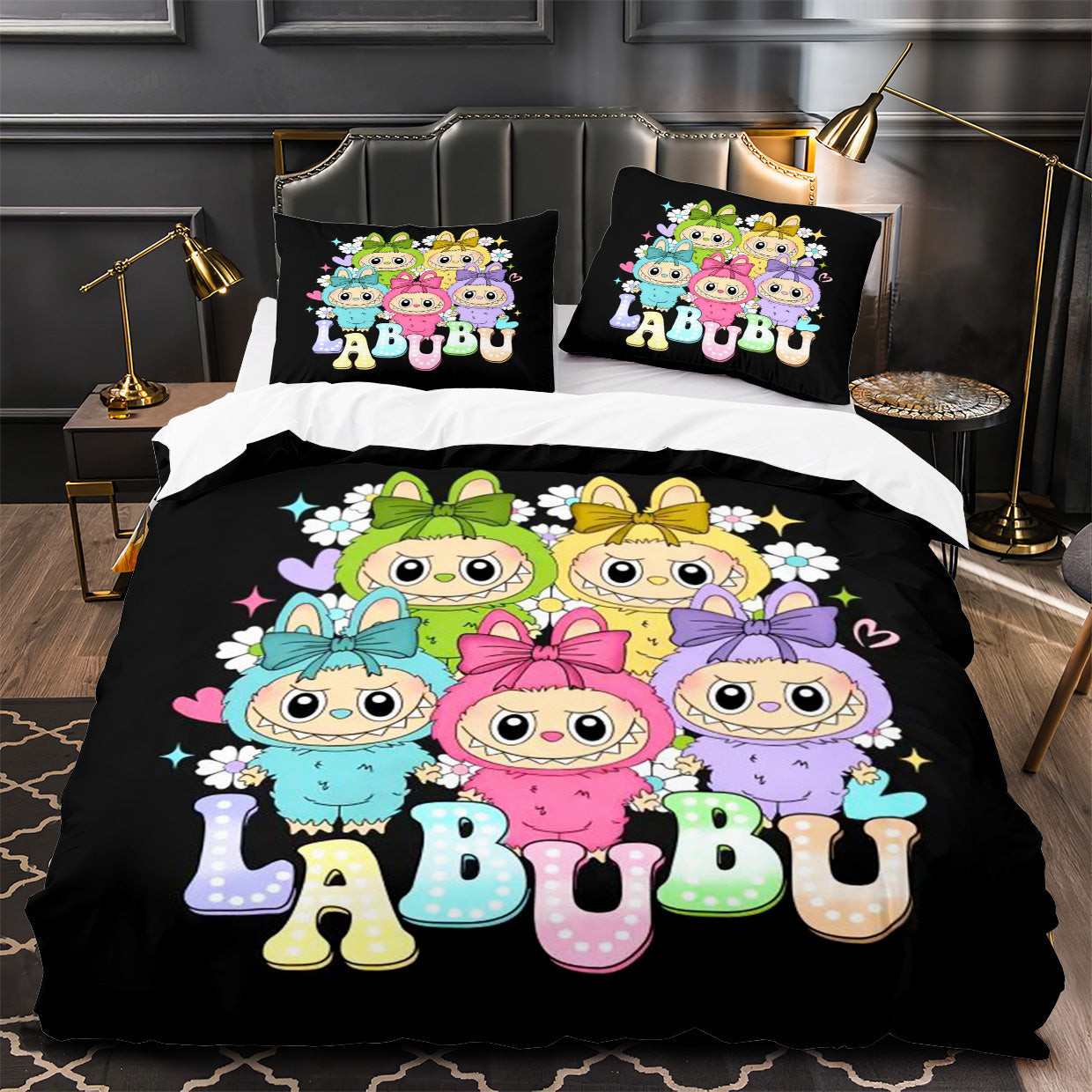 La BuBu Duvet Cover Quilt Case Pillowcase Bedding Set Without Filler