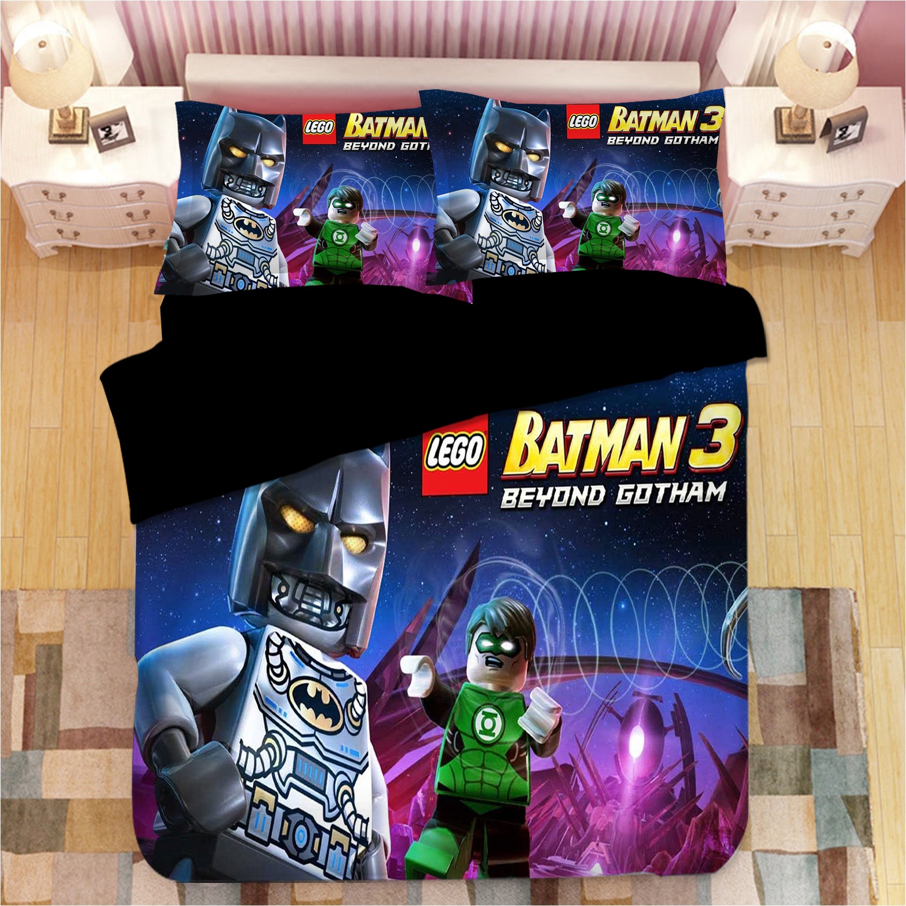 Lego Batman Cosplay Full Bedding Set Quilt Cover Without Filler