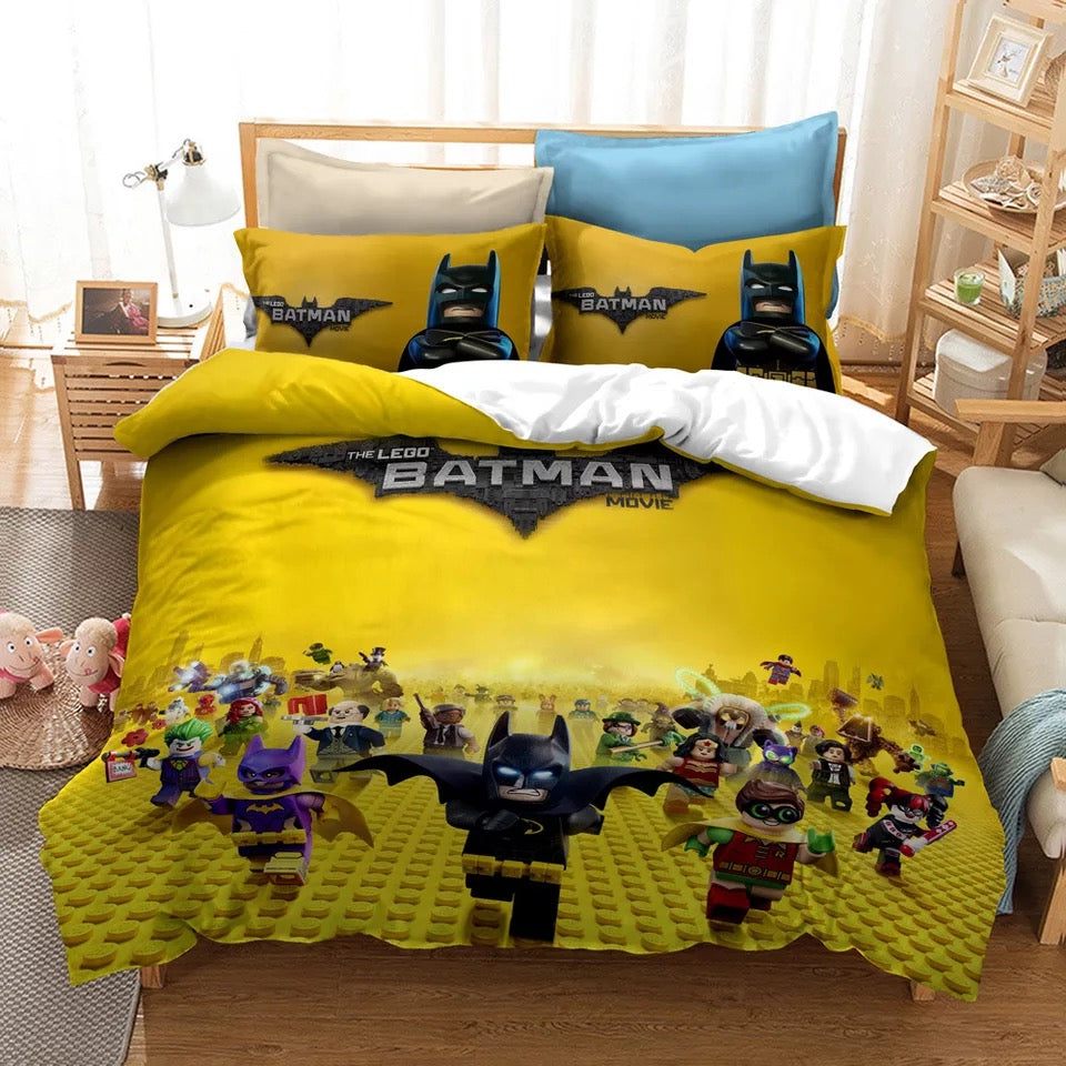 Lego Batman Cosplay Full Bedding Set Quilt Cover Without Filler