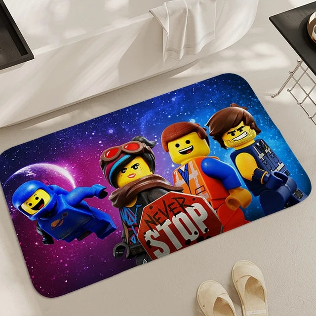 Lego Movie Cosplay Carpet Living Room Bedroom Sofa Rug Door Mat