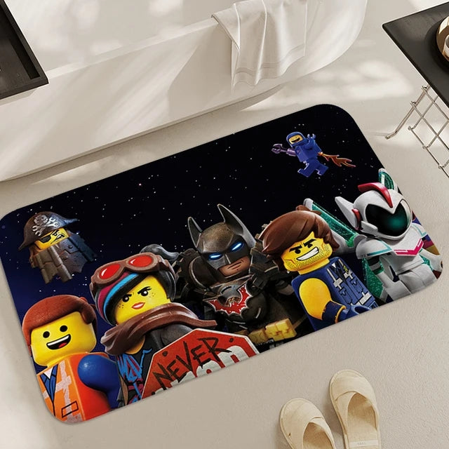 Lego Movie Cosplay Carpet Living Room Bedroom Sofa Rug Door Mat