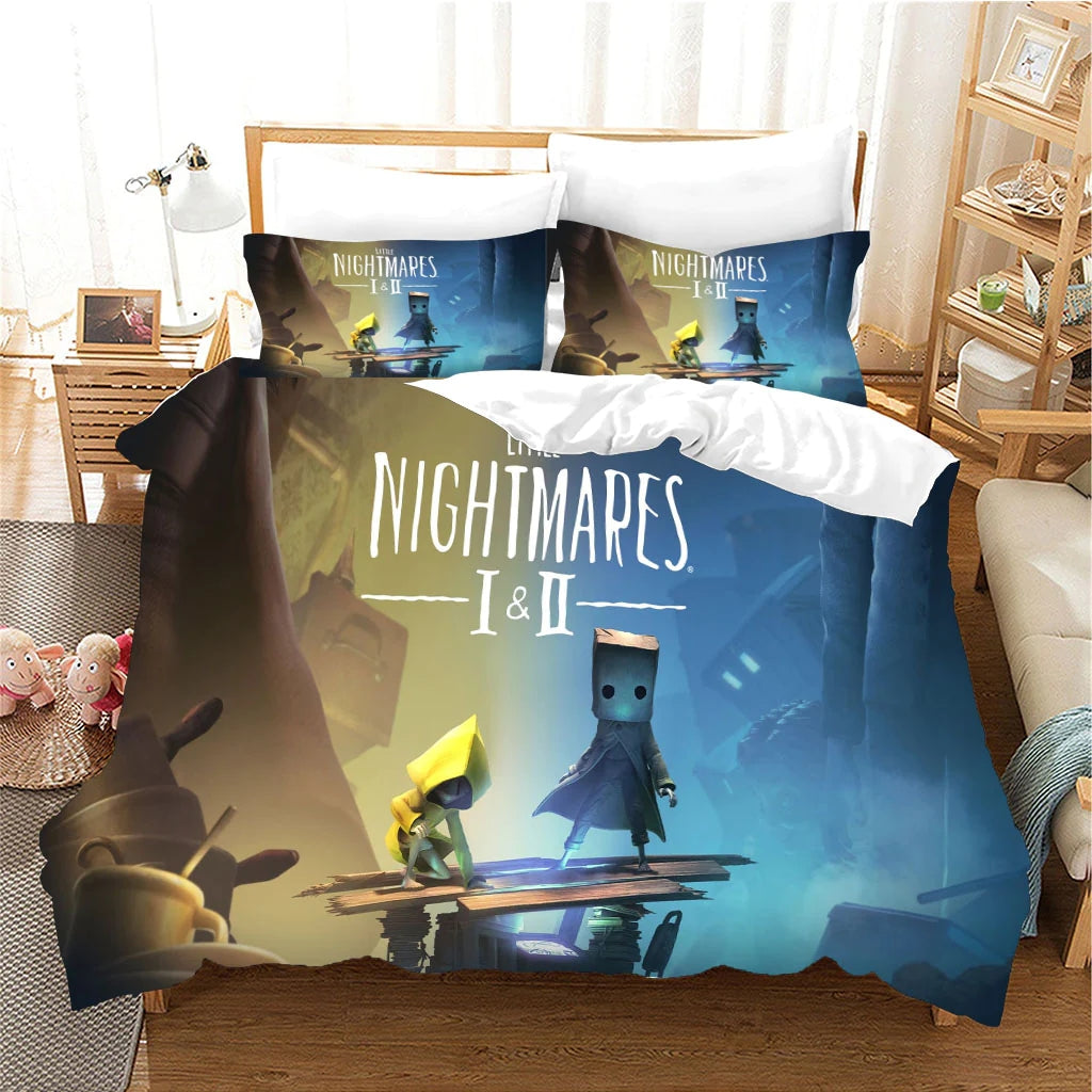 Little Nightmare Duvet Cover Quilt Case Pillowcase Bedding Set  Bedroom Decor