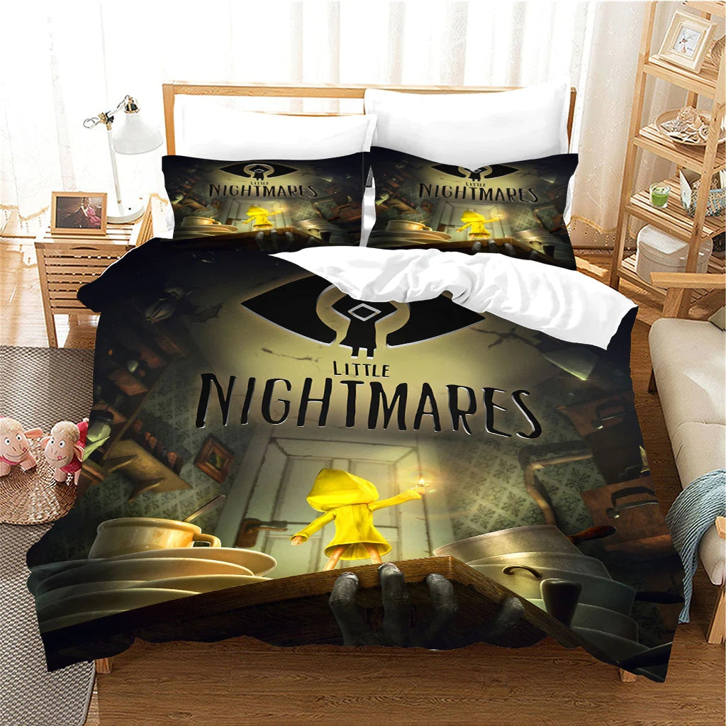 Little Nightmare Duvet Cover Quilt Case Pillowcase Bedding Set  Bedroom Decor