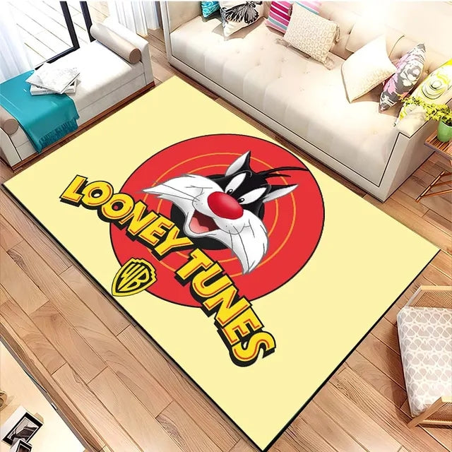 Looney Tunes Carpet Living Room Bedroom Sofa Rug Door Mat Kitchen Bathroom