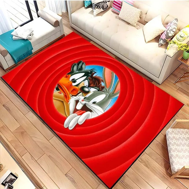 Looney Tunes Carpet Living Room Bedroom Sofa Rug Door Mat Kitchen Bathroom