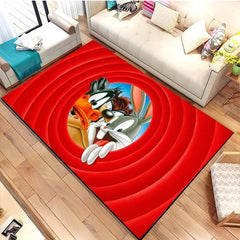 Looney Tunes Carpet Living Room Bedroom Sofa Rug Door Mat Kitchen Bathroom