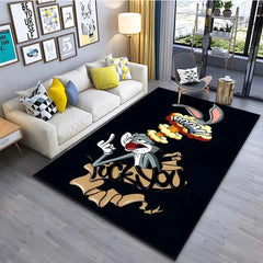 Looney Tunes Carpet Living Room Bedroom Sofa Rug Door Mat Kitchen Bathroom