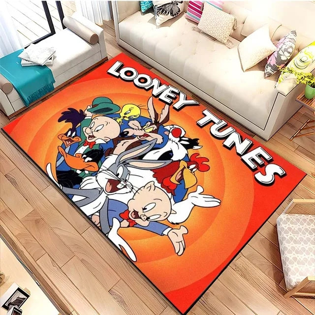 Looney Tunes Carpet Living Room Bedroom Sofa Rug Door Mat Kitchen Bathroom