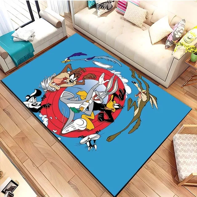 Looney Tunes Carpet Living Room Bedroom Sofa Rug Door Mat Kitchen Bathroom