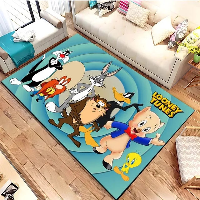 Looney Tunes Carpet Living Room Bedroom Sofa Rug Door Mat Kitchen Bathroom