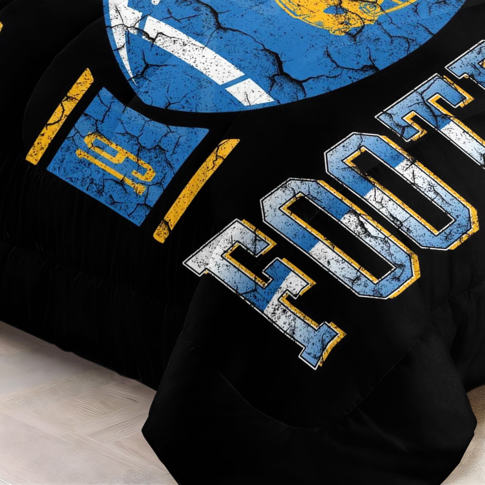 Los Angeles Chargers Comforter Pillowcase Sets Blanket All Season Reversible Quilted Duvet