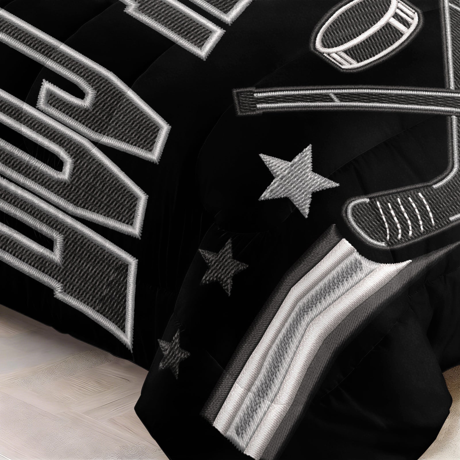 Los Angeles Kings Hockey League Comforter Pillowcase Sets Blanket All Season Reversible Quilted Duvet