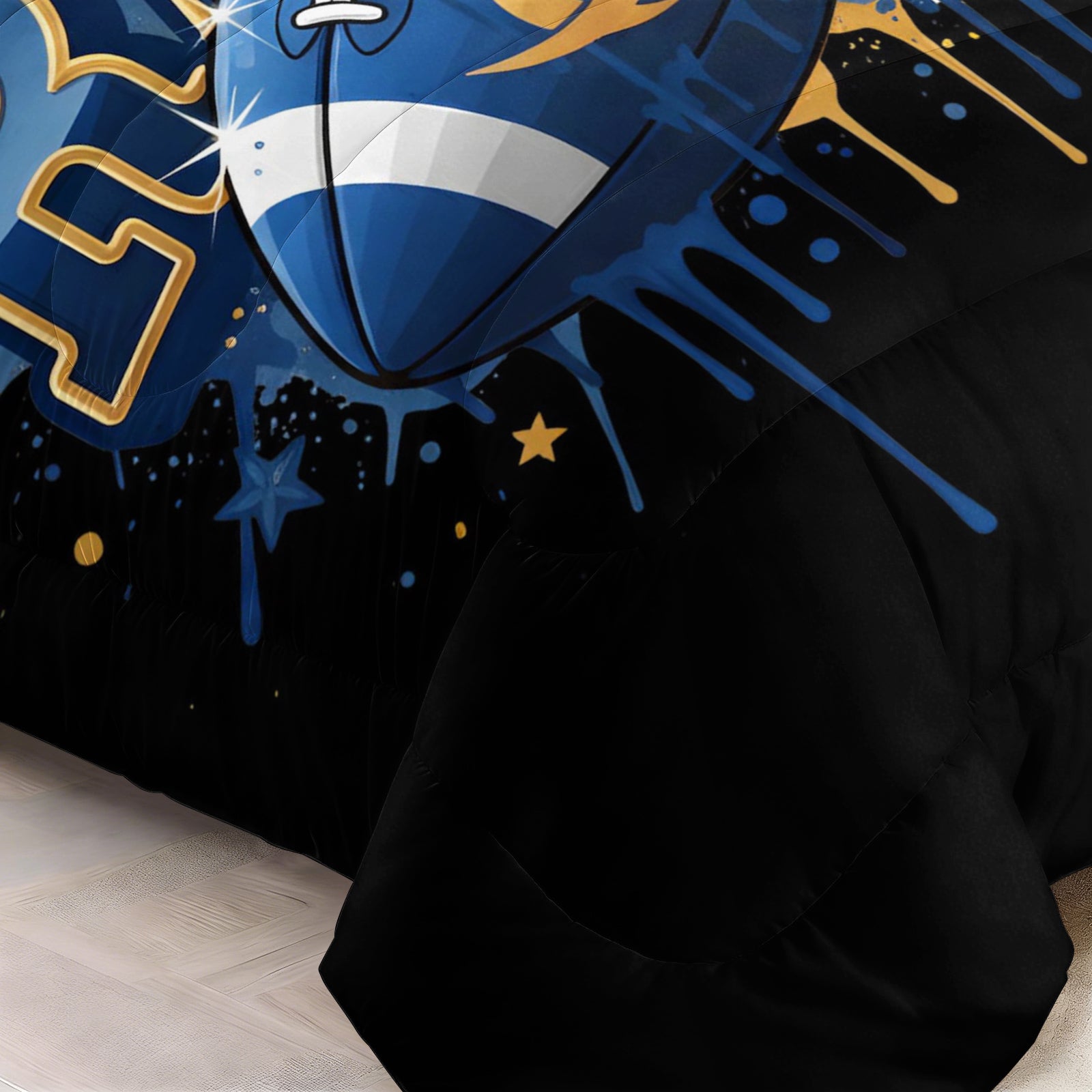 Los Angeles Rams Comforter Pillowcase Sets Blanket All Season Reversible Quilted Duvet